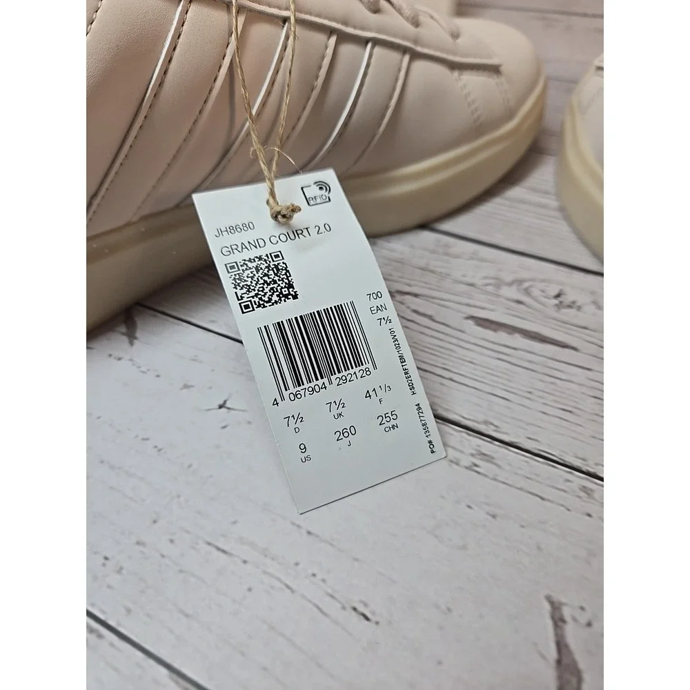Adidas‎ Women's Grand Court 2.0 Shoe Size womens 9 Blush Pink *NEW*